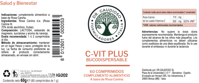 C-VIT PLUS BUCODISPERSABLE