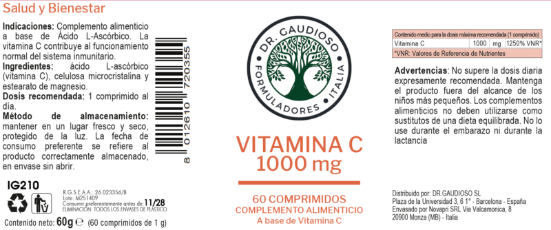 VITAMINA C 1000 MG