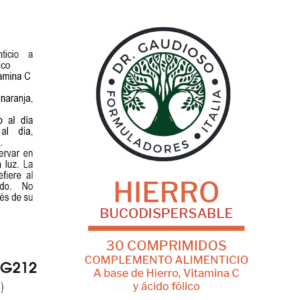 HIERRO FÓRMULA BUCODISPERSABLE
