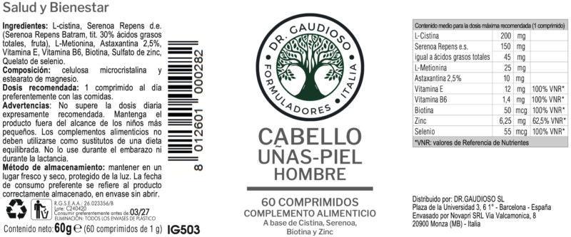 IG503_01 CABELLO UÑAS PIEL HOMBRE