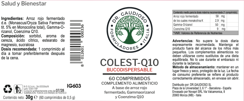 IG603_01 COLEST-Q10 BUCODISPERSABLE